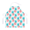 Bright Zig Zag Pineapple Pattern Print Adjustable Apron
