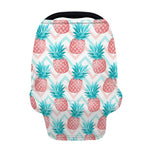 Bright Zig Zag Pineapple Pattern Print Baby Seat Cover