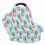Bright Zig Zag Pineapple Pattern Print Baby Seat Cover