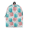 Bright Zig Zag Pineapple Pattern Print School Backpack