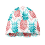 Bright Zig Zag Pineapple Pattern Print Beanie