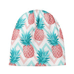 Bright Zig Zag Pineapple Pattern Print Beanie