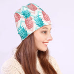Bright Zig Zag Pineapple Pattern Print Beanie
