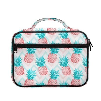 Bright Zig Zag Pineapple Pattern Print Briefcase Bible Bag