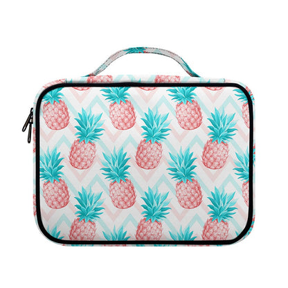 Bright Zig Zag Pineapple Pattern Print Briefcase Bible Bag