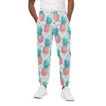 Bright Zig Zag Pineapple Pattern Print Cotton Pants