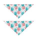 Bright Zig Zag Pineapple Pattern Print Dog Bandana