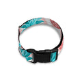 Bright Zig Zag Pineapple Pattern Print Dog Collar
