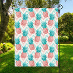 Bright Zig Zag Pineapple Pattern Print Garden Flag