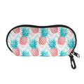 Bright Zig Zag Pineapple Pattern Print Glasses Case