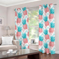 Bright Zig Zag Pineapple Pattern Print Grommet Curtains