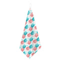 Bright Zig Zag Pineapple Pattern Print Hand Towel