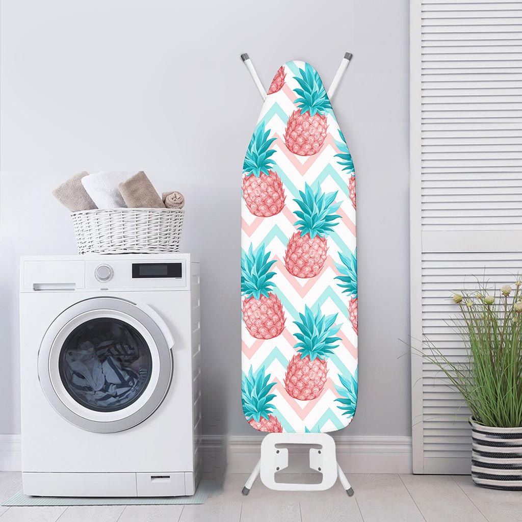 Bright Zig Zag Pineapple Pattern Print Ironing Board Cover