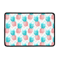 Bright Zig Zag Pineapple Pattern Print Kitchen Mat