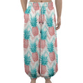 Bright Zig Zag Pineapple Pattern Print Lantern Pants