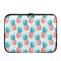 Bright Zig Zag Pineapple Pattern Print Laptop Sleeve