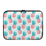 Bright Zig Zag Pineapple Pattern Print Laptop Sleeve