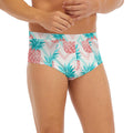 Bright Zig Zag Pineapple Pattern Print Men's Briefs