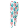 Bright Zig Zag Pineapple Pattern Print Men's Compression Pants