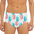 Bright Zig Zag Pineapple Pattern Print Men's Triangle Swim Briefs