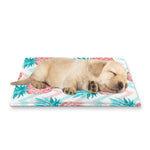 Bright Zig Zag Pineapple Pattern Print Pet Cooling Mat Cover