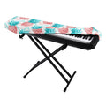 Bright Zig Zag Pineapple Pattern Print Piano Keyboard Cover