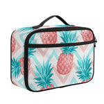 Bright Zig Zag Pineapple Pattern Print Portable Lunch Bag