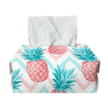 Bright Zig Zag Pineapple Pattern Print Rectangle Tissue Box Cover