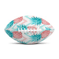 Bright Zig Zag Pineapple Pattern Print Rugby Ball