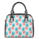 Bright Zig Zag Pineapple Pattern Print Shoulder Handbag