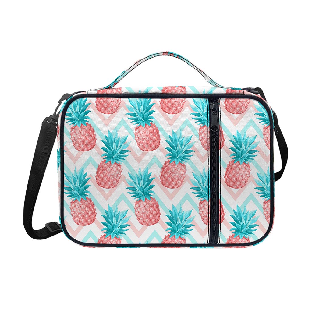 Bright Zig Zag Pineapple Pattern Print Shoulder Strap Bible Bag