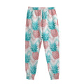 Bright Zig Zag Pineapple Pattern Print Sweatpants