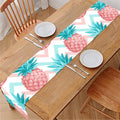 Bright Zig Zag Pineapple Pattern Print Table Runner