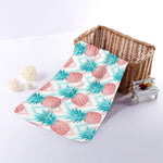 Bright Zig Zag Pineapple Pattern Print Towel