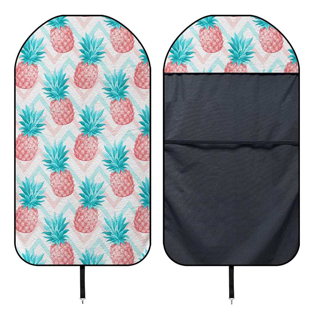 Bright Zig Zag Pineapple Pattern Print Waterproof Car Seat Cover