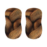 Bronze Snake Print Bar Stool Covers