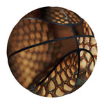 Bronze Snake Print Basketball
