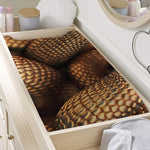 Bronze Snake Print Changing Pad Cover