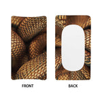 Bronze Snake Print Changing Pad Cover