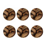 Bronze Snake Print Coaster Set