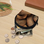 Bronze Snake Print Coin Purse