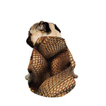 Bronze Snake Print Dog Zip Up Jacket