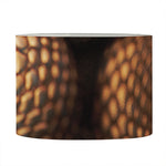 Bronze Snake Print Drum Lamp Shade