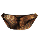Bronze Snake Print Fanny Pack