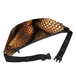 Bronze Snake Print Fanny Pack
