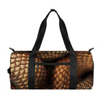 Bronze Snake Print Gym Bag