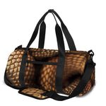 Bronze Snake Print Gym Bag