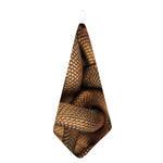 Bronze Snake Print Hand Towel