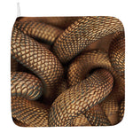 Bronze Snake Print Hand Towel