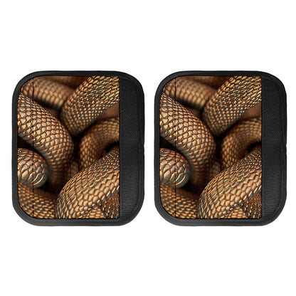 Bronze Snake Print Handle Covers
